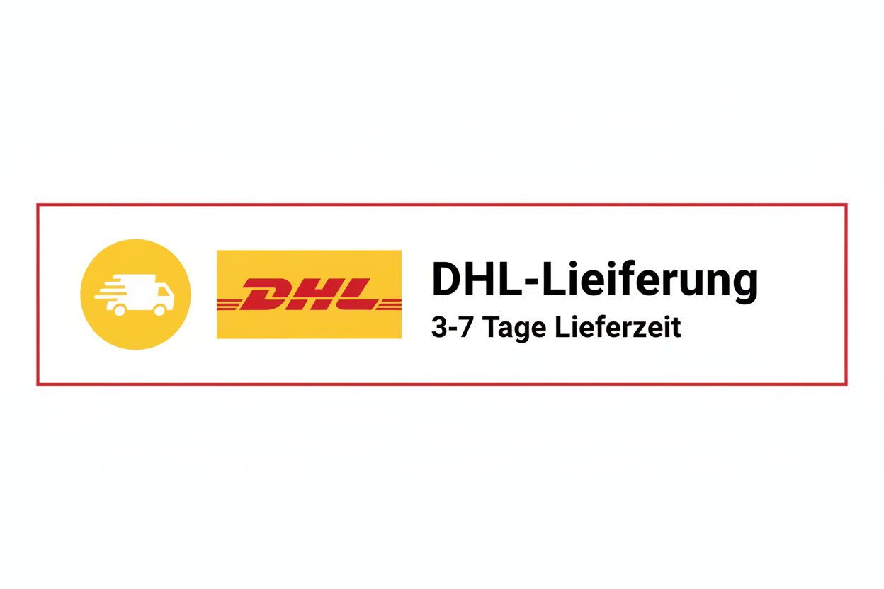 DHL-Lieferung 3-7 Tage Lieferzeit